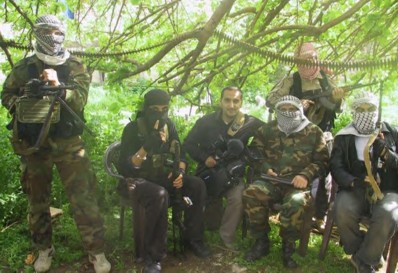 Fatah al Islam, Chaker el Absi avec des membres de son groupe