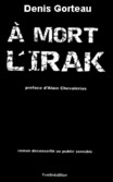 Couverture Livre A Mort l'Irak