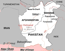 Carte du Pakistan